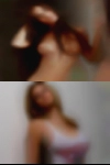 Naked old woman looking for
